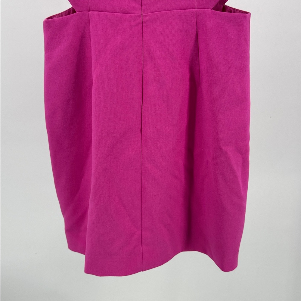 French Connection Fuchsia Puff Sleeve Mini Dress 6 party HOCO wedding event - Picture 6 of 14